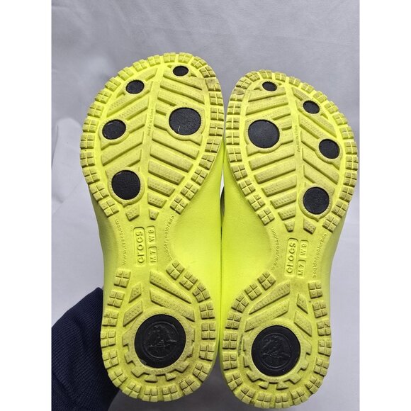 CROCS MODI SPORT Thong Flip Flops Unisex Mens 7 Women's Size 9-Yellow Blue Black - Picture 9 of 15